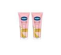 Vaseline Gluta-Hya Dewy Radiance Serum Burst Lotion - Lotion hydratante pour le corps à l'acide hyaluronique et au glutathion - Soin riche en antioxydants pour une peau éclatante - 2 × 200 mL