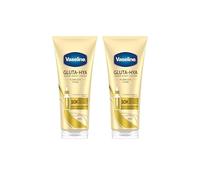 Vaseline Gluta-Hya Flawless Tone Lotion Hydratante Serum Burst avec Antioxydants pour un Teint Uniforme, 2 × 200 ml