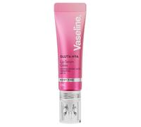 Gloss Vaseline Gluta-Hya Rosy Pink, sérum de soin pour les lèvres à l'acide hyaluronique et à la technologie GlutaGlow, teinté, repulpant et protecteur avec SPF 15, (Rosy Pink - 1 x 10ml)