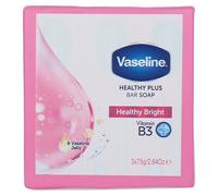 VASELINE Healthy Bright Lot de 3 savons en barre - 3 x 75 g
