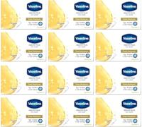 Vaseline Healty Plus Total Moisture Savon Soja & Avoine 12 x 75 g | Lot de 12