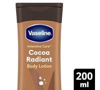 Vaseline Intensive Care Cocoa Radiant - Lotion pour le corps - Soin quotidien hydratant, idéal pour les peaux sèches - Formule riche en lipides ultra-hydratants et en beurre de cacao pur - 2 x 200 mL