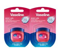 Vaseline Lip Therapy 7G Rosy | Baume à lèvres nourrissant pour une hydratation optimale | Pack double 2 x 7g (Rosy (2 Pièce))