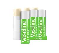 Vaseline Lip Therapy Aloe Vera | Baume à lèvres teinté | Rouge à lèvres à l'aloe vera et à la vitamine E (Aloe Vera 2 x 4,8g)