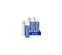 Vaseline Lip Therapy Original, Baume à Lèvres, Rouge à lèvres à la vitamine E, Pack double (Original (2 Pièce))