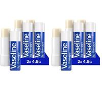 Vaseline Lip Therapy Original, Baume à Lèvres, Rouge à lèvres à la vitamine E, Pack double (Original (2 Pièce)) (Lot de 2)