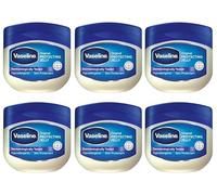 Vaseline Lot de 6 flacons de 250 ml de protection originale pour la peau gercée et sèche et l'eczéma