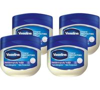 Vaseline Original Protecteur Cutané, soin pour les gerçures, la peau sèche et l'eczéma 4 x 100 ml