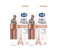 Vaseline x Emily in Paris Lip Oil Nude Crème, gloss teinté pour des lèvres plus pulpeuses, (Nude Crème - 2 x4g)