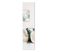 Vasemouh 28x28 CM Miroir Mural Adhesif en Verre, Miroir Mince Antidéflagrant, Lot de 4 Miroirs Autocollants en Forme de Carré