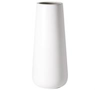 Vases à Fleurs en céramique Blanc Mat de 27,9 cm de Haut - Vase de décoration d'intérieur et Centre de Table pour Amis et Famille, Mariage, fête prénuptiale, Anniversaire, fête, baptême et Mor