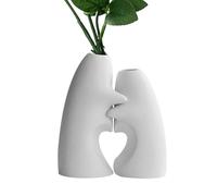 Vases À Fleurs pour Bouquet - Vase à Fleurs Étreignant Décor de Bureau | 2 Pièces Centres De Table Décor D'Intérieur pour Arrangements Floraux Maison Nouvelle Anniversaire Noël Fête Cuisine