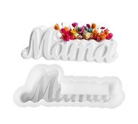VASES AVEC MAMA LECTURE DESIGN MOTHER-MATHE DAY RÉSINE FORMES | La Fête Des Mères Si Harz | Porte Du Parc, Surcharge Succulente, Support De Craie De Cactus, Pour Des Mots, Arts
