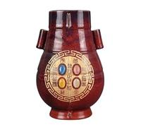Vases Décoration D'intérieur Meuble-lavabo décoré à la Main avec des antiquités gravées et vases Fleurs en céramique Classiques