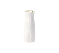 Vases élégants en imitation céramique blanche pour décoration de maison et de bureau, mariage, pendaison de crémaillère, vases incassables