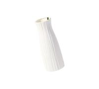 Vases élégants en imitation céramique blanche pour décoration de maison et de bureau, mariage, pendaison de crémaillère, cadeau de salle à manger