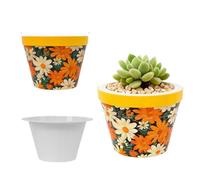 Vases en Puzzle pour Fleurs - Coffret De Loisir Créatif Pot De Fleurs,Puzzle 3D,Destiné Aux Loisirs en Intérieur, Aux Et Femmes, Casse-Tête, pour Noël Et Halloween, Décor De La Maison
