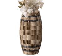 Vases Floraux pour Pièces Maîtresses Décor de Bureau en Vase en Rotin | Compositions Florales Déco Maison Salle à Manger Séjour Chambre Mariage Appartement