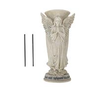 Vases Funéraires en Résine avec Sculpture Angélique en Prière Ornement Extérieur De Jardin Cimetière Commémoratif Décoration Résistante Intempéries Vases d'ange D'extérieur