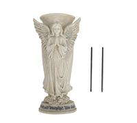 Vases funéraires en résine avec sculpture angélique priante - Décoration de jardin - Résistant aux intempéries - Décoration de jardin