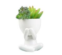 Vases modernes pour la décoration de la maison, jardinières pour d'intérieur | Planteurs de personnes Tête Face Planteur - Pot de en forme de corps humain, petits Pots succulents, orne