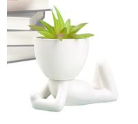 Vases Modernes pour Les intérieures, Figures pour Les d'intérieur | Pot de Fleurs en céramique, modélisation des caractères | Petites Choses succulentes en Forme de Corps Humain, Plant