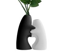 Vases pour Centres De Table, Vase à Fleurs Étreignant Décor de Bureau, 2 Pièces Centres De Table Décor D'Intérieur pour Arrangements Floraux Maison Nouvelle Anniversaire Noël Fête Cuisine