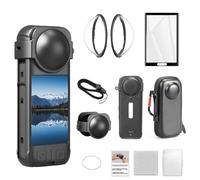 Vasgather Insta 360 X4 Kit d'accessoires pour appareil photo - Protège-objectifs, étui en silicone, étui pour appareil photo (noir, unisexe)