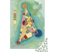 Vasily Kandinsky Puzzle Impossible 1000 Pièces, Puzzles Peinture Adolescents Adulte, Casse-tête Museums, Puzzle en Bois Tableaux célèbres du Monde Jouet Kit Cadeau De Vacances