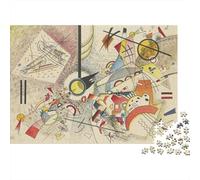 Vasily Kandinsky Puzzles 1000 Pièce Classique, Puzzle en Bois Museums, Casse-tête Peinture, pour Adultes Et Adolescent, Puzzle Impossible Art 1000 Pcs