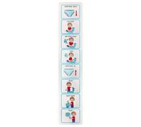 Vasino - Aide visuelle à l'entraînement - Cartes visuelles pour , toilettes de routine d'autocollants graphiques pour | Programme visuel Passo pour l'utilisation du potier, tableau