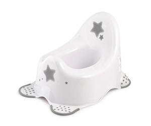 Vasino Stars, Dimensions 38x24x27 Blanc Et Gris Lulabi