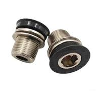 Vasiumic 2P3s M15 x 1,0 x 23,5 mm Vis de manivelle électrique pour fixations de bras de manivelle M620 M820 Ebike Bleu métal pour boulons de manivelle de vélo avec résistance aux vibrations