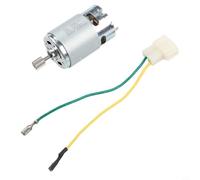 Vasiumic 555 24 V Moteurs pour enfants Voiture électrique Jouet DL 555-C Moteur de rechange haute vitesse 200 W Moteur à engrenages avec fil pour enfants Véhicule roulant 10T 9T Options (555 24 V