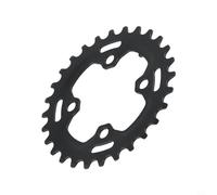 Vasiumic 64BCD Plateau étroit large 28T pour VTT Chaîne en acier à dent unique pour bague compatible avec pédalier 64 pour BCD, noir
