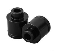 Vasiumic Adaptateur de conversion de moyeu QR pour essieu traversant de 12 mm/15 mm à 9 mm - Pour alliage d'aluminium 7075 usiné CNC, compatible avec Hope et autres relations rapides (2 pièces de 15 à