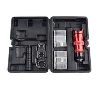 Vasiumic Adaptateur de rivetage, accessoire de perceuse électrique, outil d'insertion filetée, outil de rivet aveugle, outil de fixation en métal, kit de rivetage d'atelier, riveteuse professionnelle
