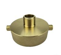 Vasiumic Adaptateur de tuyau de bouche d'incendie - Connecteur mâle en laiton - Équipement d'arrosage de jardin robuste - Raccord rapide - Adaptateur d'équipement de lutte contre les incendies