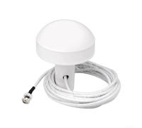 Vasiumic Antenne externe étanche IPX7 pour navigation GPS, double fréquence avec ampli à faible bruit, câble BNC de 5 m et support, compatible avec GarminGPSMAP 8000