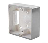 Vasiumic Boîte de jonction murale en PVC ignifuge type 86 pour interrupteurs et prises, boîtier de câblage électrique monté en saillie avec résistance à la chaleur et aux chocs (noir)