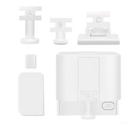 Vasiumic Boutons à bascule Contrôle via le robot à doigts Commutateur interchangeable App automatisation vocale 3 bras de minuterie Blanc