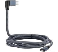 Vasiumic Câble USB-C mâle vers mâle à angle droit 100 W PD charge rapide 20 Gbit/s transfert de données avec sortie vidéo 4K @ 60 Hz, pour la conception, pour la régulation actuelle pour ordinateurs