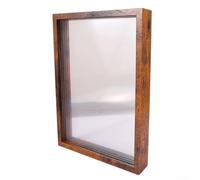 Vasiumic Cadre photo en bois à faire soi-même avec quatre couches transparentes, parfait pour les projets d'artisanat familiaux pour préserver les précieux souvenirs comme art personnalisé (bois)