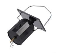 Vasiumic Carillon de jardin à énergie solaire avec crochet de suspension flexible, kit de décoration d'extérieur noir pour créer un son apaisant et un attrait visuel