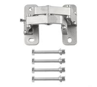 Vasiumic Charnière de porte en acier inoxydable robuste à 180 degrés pour bouche d'incendie et portes épaisses avec capacité de charge de 50 à 200 kg (100 kg)