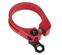 Vasiumic Collier de serrage de tige de selle avec guide de câble, 34,9 mm, 31,8 mm, en alliage d'aluminium pour tiges de selle de 27,2 à 31,6 mm, léger pour composant de vélo compatible avec support