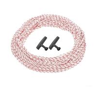 Vasiumic Cordon de traction avec poignée 100 m x 3 mm, corde de recul en polyester pour tondeuses à gazon, tronçonneuses, remplacement (3,5 mm, 100 m de long)