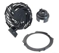 Vasiumic Démarreur de rechange pour tondeuse à gazon compatible avec démarreur à recul en plastique, kit de réparation complet pour outils électriques d'extérieur