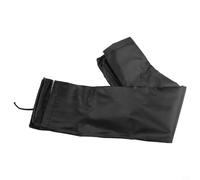 Vasiumic Demi-housse de protection pour moteur hors-bord en tissu Oxford imperméable avec cordon de serrage et sac de rangement pour équipement marin (L : 25-40 CV)