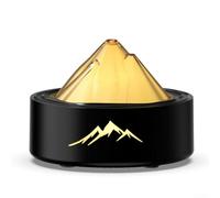 Vasiumic Diffuseur d'arômes de rechange, compatible avec humidificateur d'huiles essentielles, brumisateur silencieux avec lumières colorées, blanc (noir)